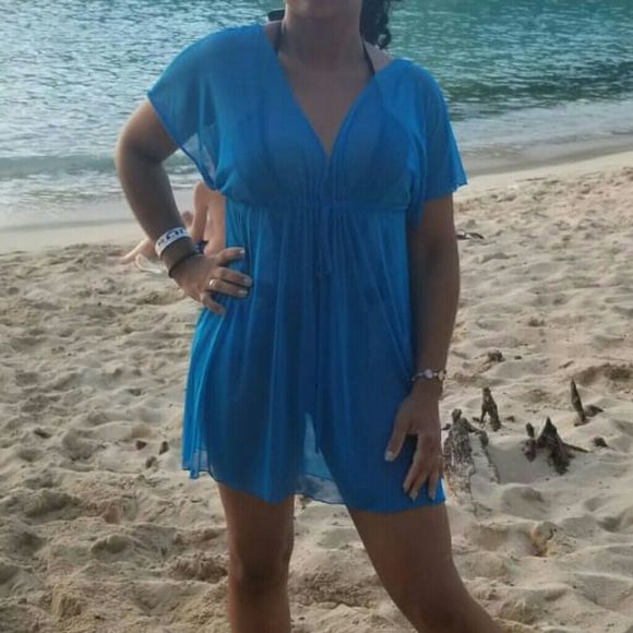 sex deep V-neck swimsuit bikini beach cover up d - Picture 1 of 3